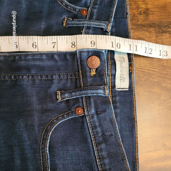 Madewell Jeans Size 28 Skinny 9" High Rise Tummy Control Larkspur Wash F8990 - Picture 10 of 13